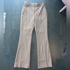 Babaton Beige Trousers 95% Wool Size 2